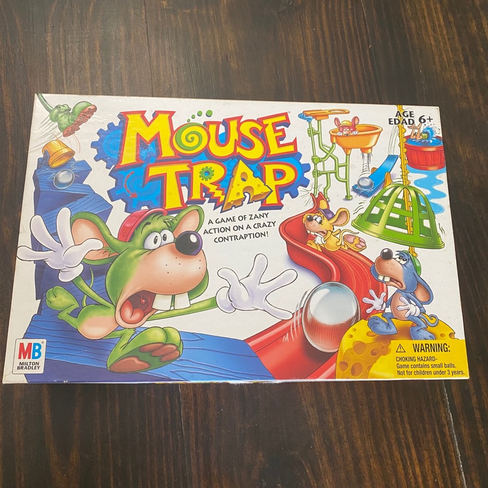 Milton Bradley Mouse Trap Board Game 2005 Edition 90% Complete Zany Contraption